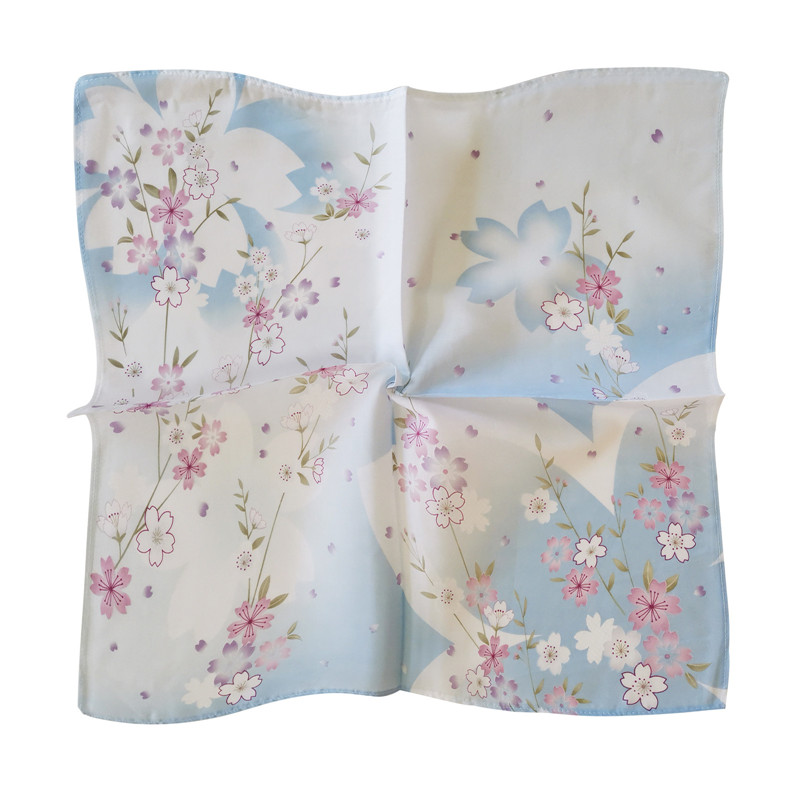 Furoshiki - 3Pcs 45x45cm Square Cotton Cherry Blossom