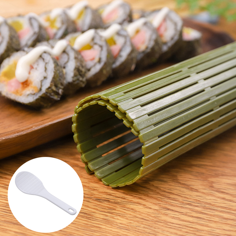 Sushi Making Kit - Large Green Plastic Sushi Tool Kimbap