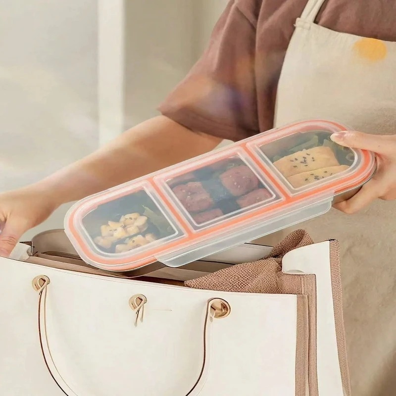304 steel fresh-keeping box, b - đánh giá và giá Bento Box