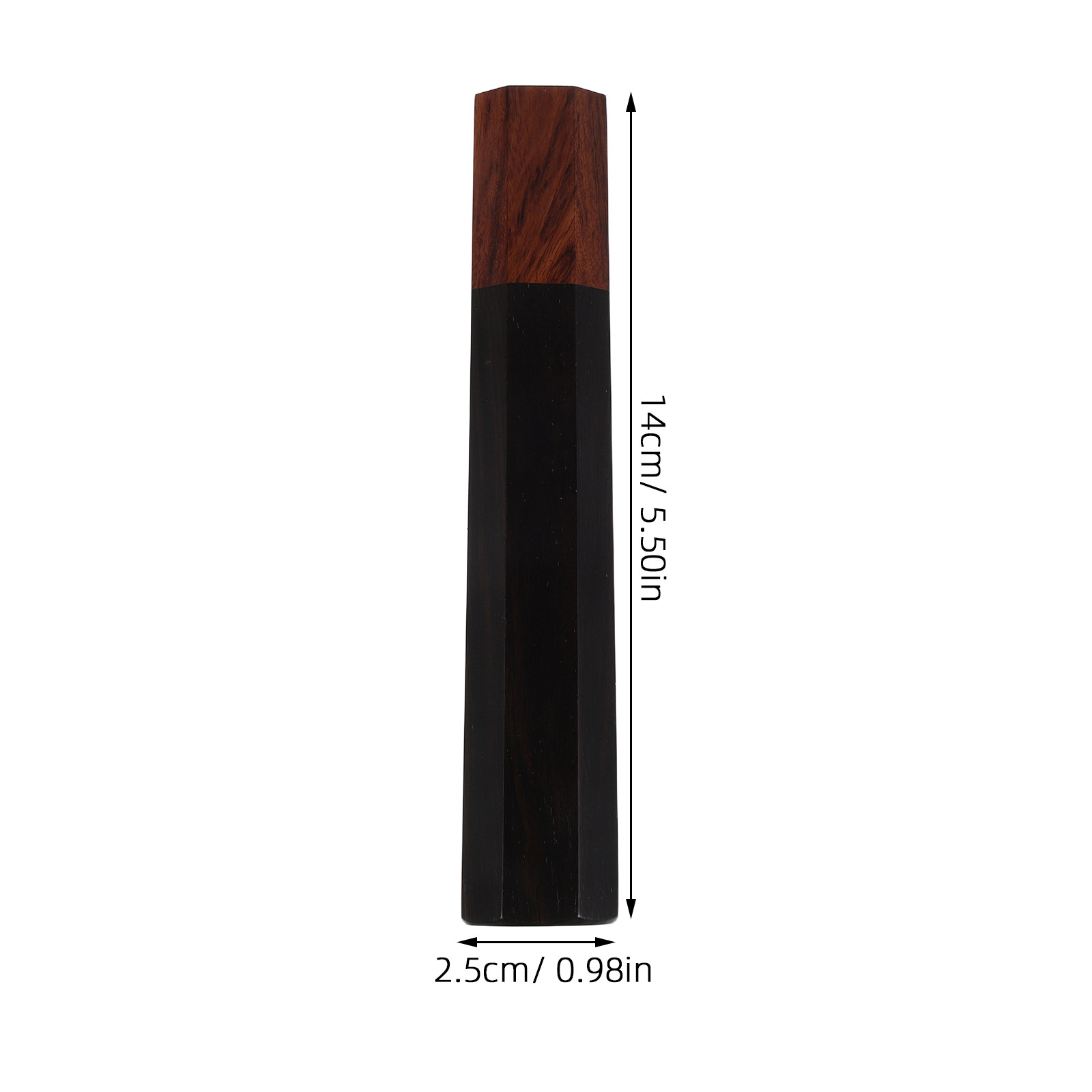Octagonal Ebony Kitchen Knife  - đánh giá và giá Japanese Knife