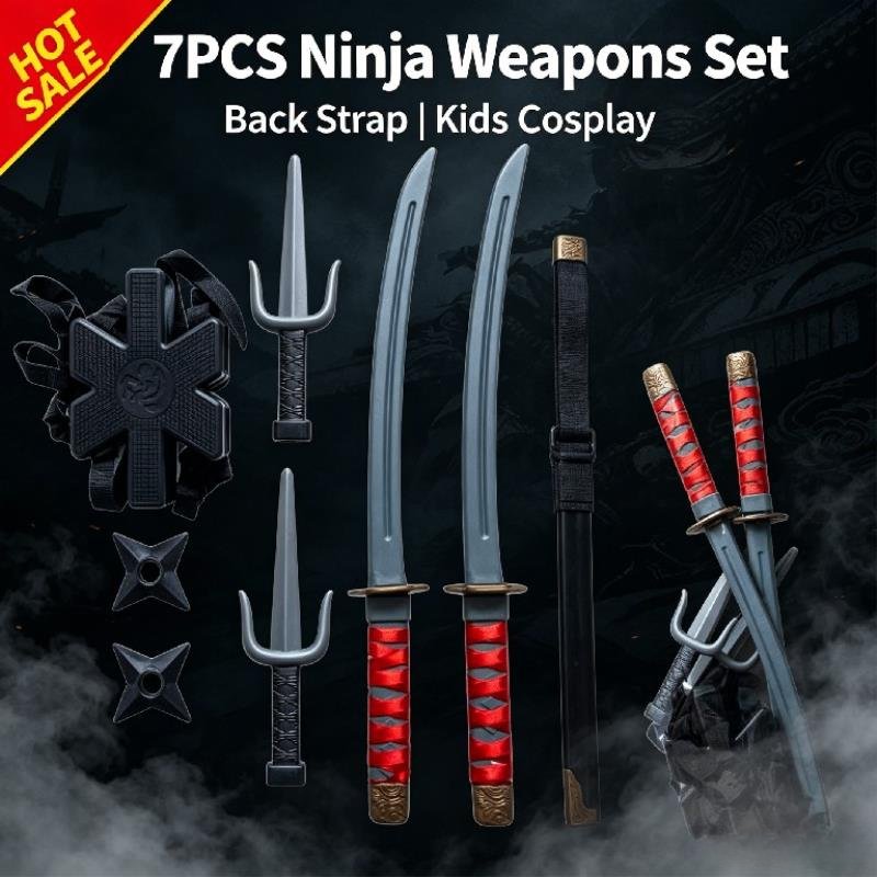 Halloween 1: 1 Ninja Set Child - đánh giá và giá Japanese Knife