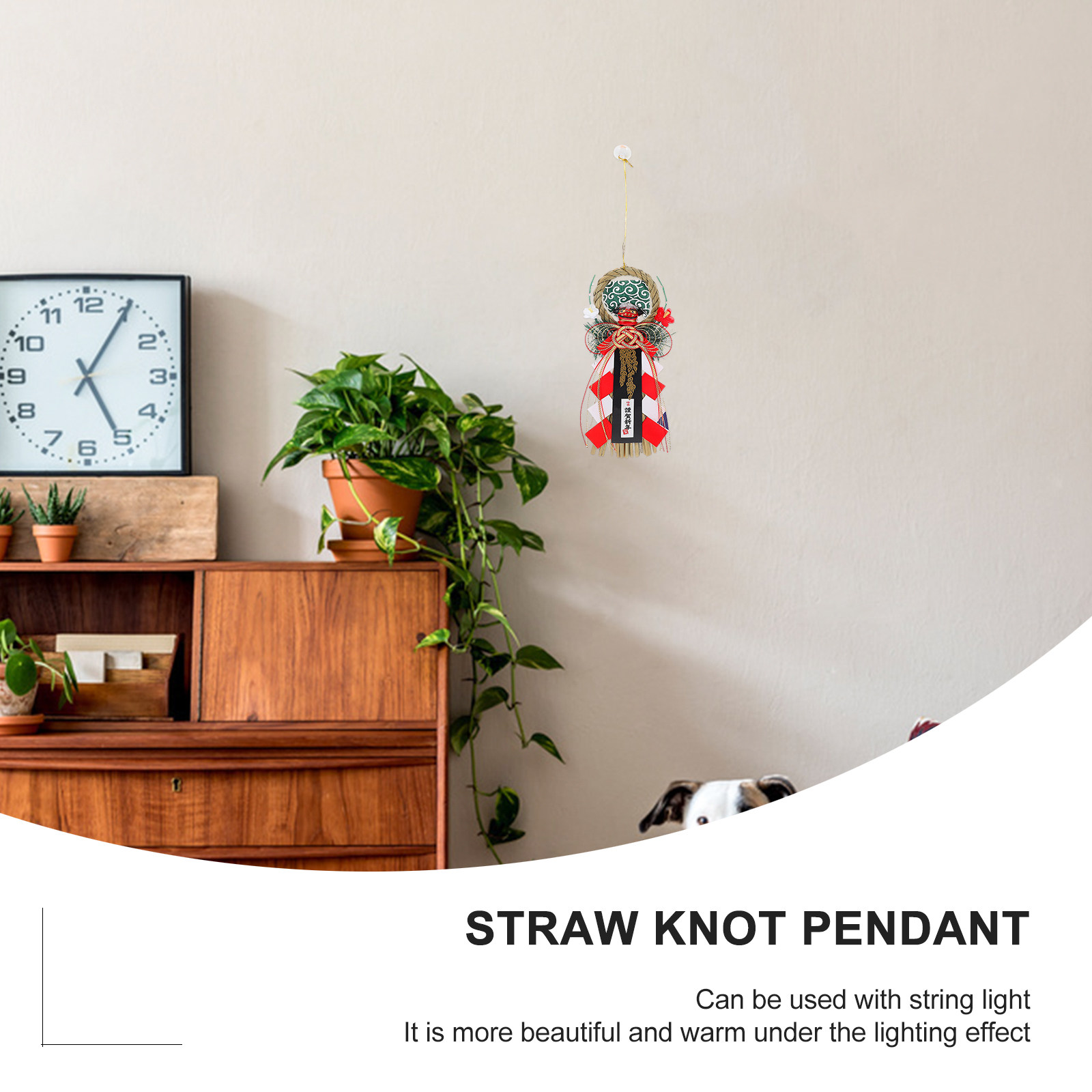 1Pcs Grass Knitted Pendant Han - đánh giá và giá Japanese Restaurant Lifestyle