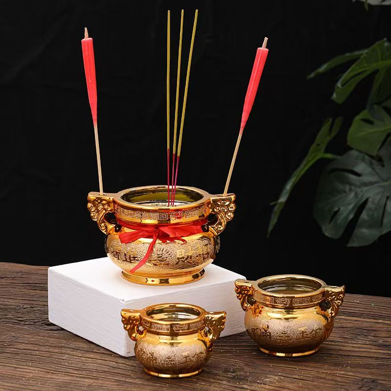 Golden Ceramic Incense Burner  - đánh giá và giá Incense Holder