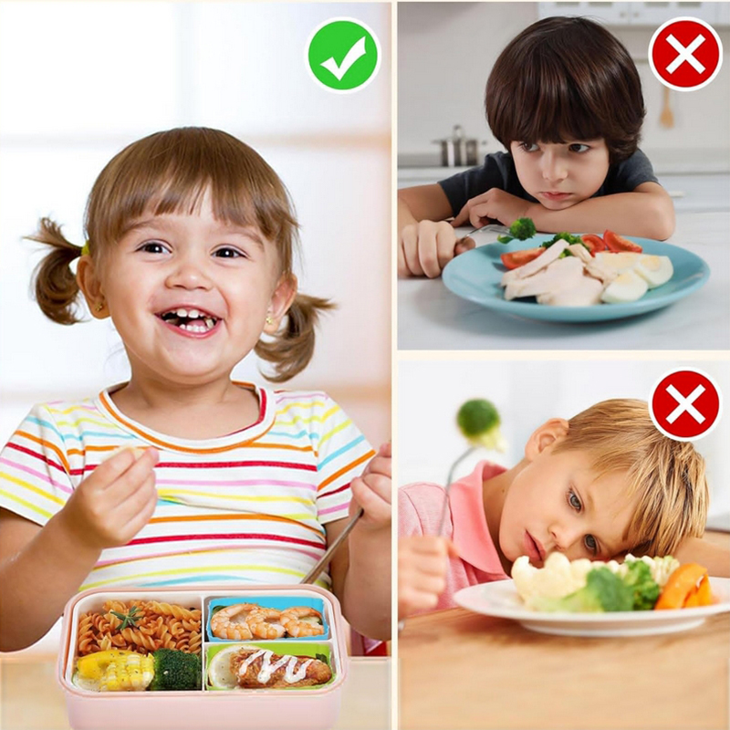 8PCS Silicone Lunch Box Divide - đánh giá và giá Bento Box